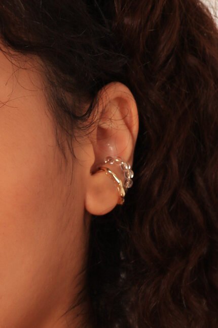 Golden Ear Cuff 2-Piece Set